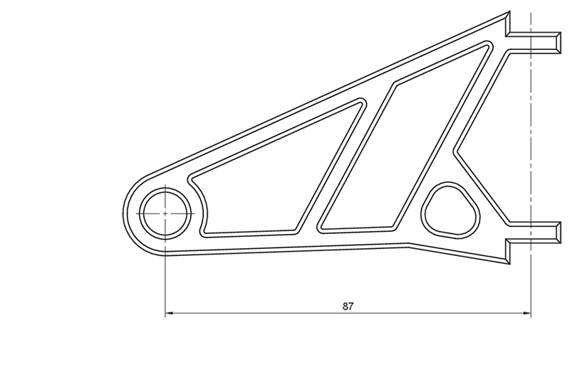 HIGHSIDER pro Lampenhaltersatz, CNC, Für 42-43 mm – Bild 4