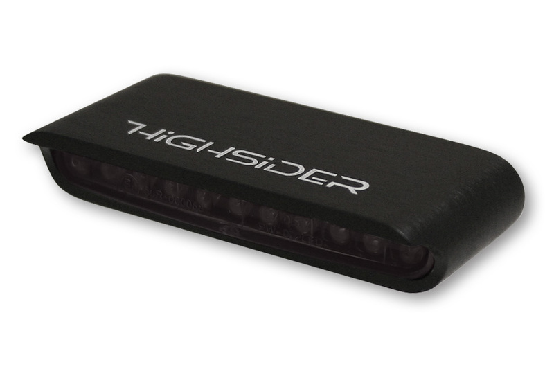 HIGHSIDER pro Stripe LED Blinker Schwarz/Getönt E-Geprüft (Paar)