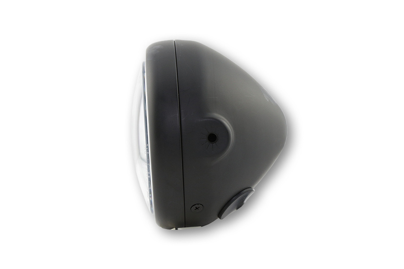 HIGHSIDER pro 5 3/4 Zoll Scheinwerfer Pecos Typ 6 LED Schwarz Seitliche Befestigung, Mit TFL – Bild 3