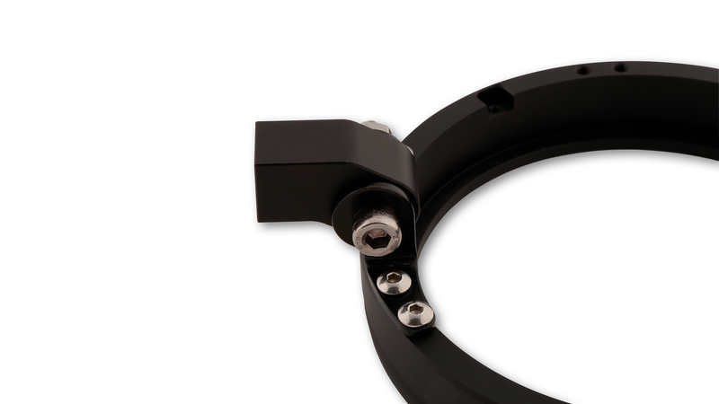 HIGHSIDER pro 7 Zoll Lampenhalterring Frame-R1 Schwarz CNC, Untere Befestigung – Bild 4