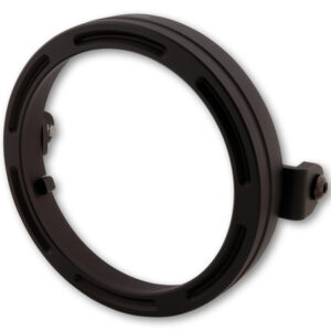 HIGHSIDER pro 5 3/4 Zoll Lampenhalterring Frame-R2 Schwarz CNC, Seitliche Befestigung