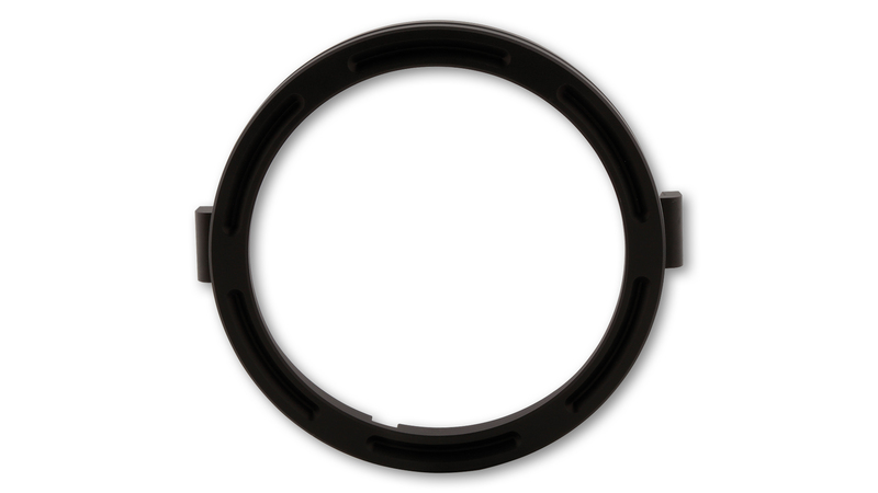 HIGHSIDER pro 5 3/4 Zoll Lampenhalterring Frame-R2 Schwarz CNC, Seitliche Befestigung – Bild 6