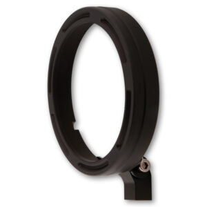 HIGHSIDER pro 5 3/4 Zoll Lampenhalterring Frame-R2 Schwarz CNC, Untere Befestigung