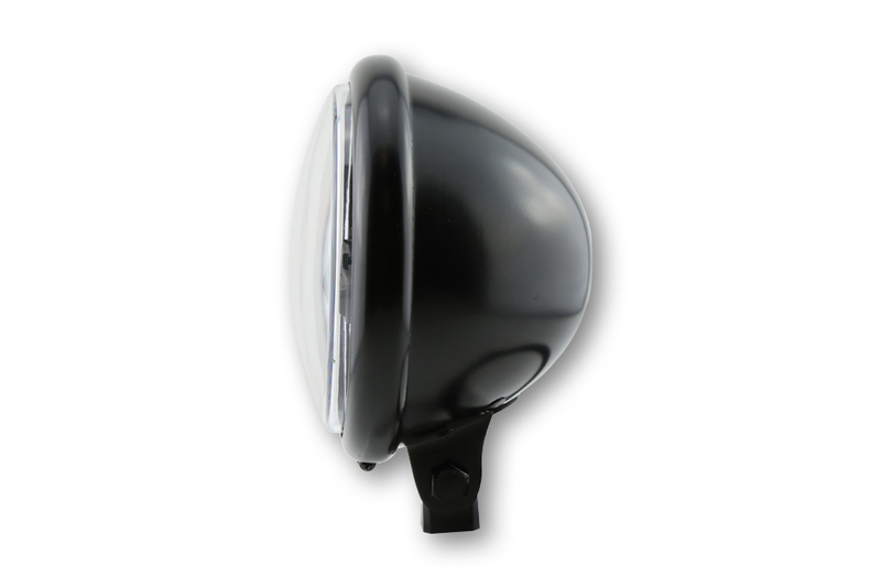 HIGHSIDER pro 5 3/4 Zoll Scheinwerfer Bates Style Typ 5 LED Schwarz Untere Befestigung – Bild 3