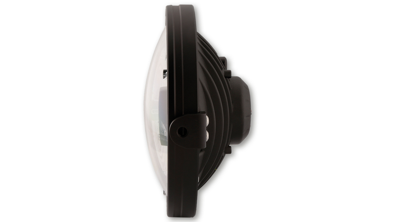 HIGHSIDER pro 7 Zoll Scheinwerfer Frame-R1 Typ 3 LED Schwarz Seitliche Befestigung – Bild 4