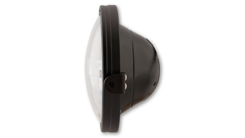 HIGHSIDER pro 7 Zoll Scheinwerfer Frame-R1 Typ 4 LED Schwarz Seitliche Befestigung – Bild 4