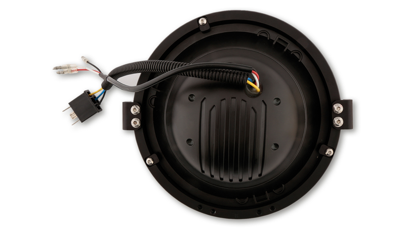 HIGHSIDER pro 7 Zoll Scheinwerfer Frame-R1 Typ 4 LED Schwarz Seitliche Befestigung – Bild 5