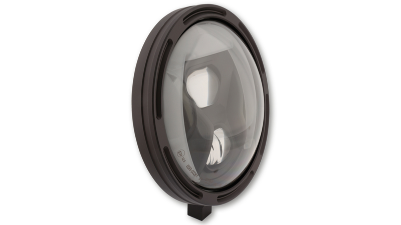 HIGHSIDER pro 7 Zoll Scheinwerfer Frame-R1 Typ 8 LED Schwarz Untere Befestigung – Bild 3