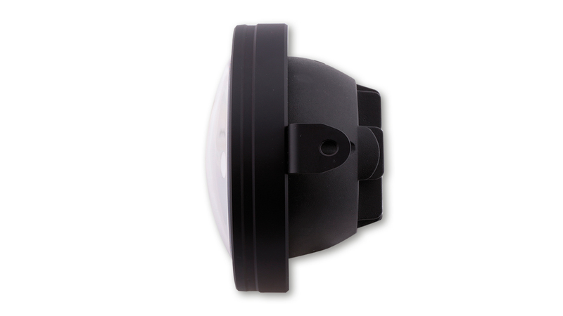 HIGHSIDER pro 5 3/4 Zoll Scheinwerfer Frame-R2 Typ 10 LED Schwarz Seitliche Befestigung – Bild 3