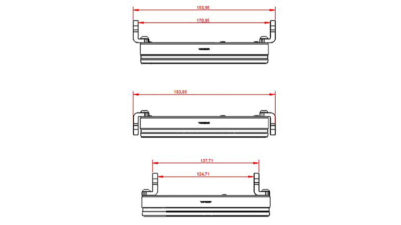 HIGHSIDER pro 5 3/4 Zoll Scheinwerfer Frame-R2 Typ 5 LED Schwarz Seitliche Befestigung – Bild 7