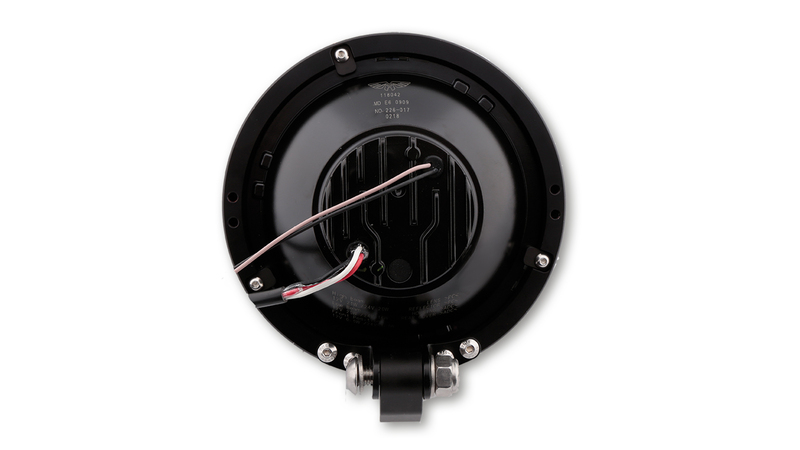 HIGHSIDER pro 5 3/4 Zoll Scheinwerfer Frame-R2 Typ 5 LED Schwarz Untere Befestigung – Bild 5