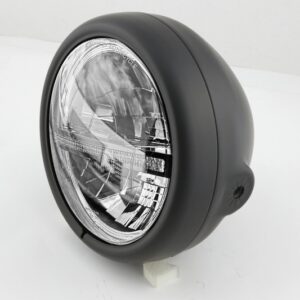 HIGHSIDER pro 5 3/4 Zoll Scheinwerfer Pecos Typ 12 LED Schwarz Seitliche Befestigung, Mit TFL